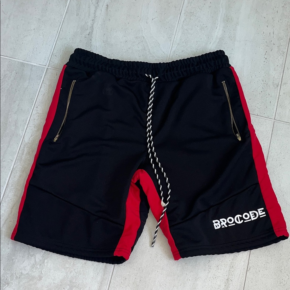 Black and Red Men's Shorts